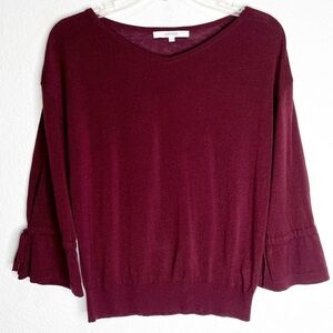 UNTITLED Japanese Mohair Knit Top Sweater Bell Sleeves
